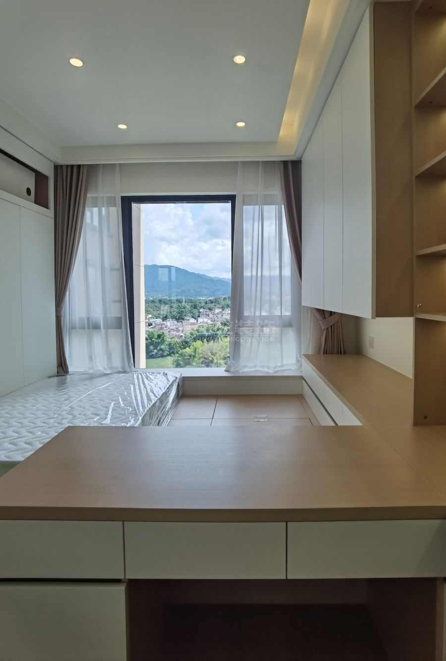 现代原木风110㎡四室两厅设计，简约易打理的理想居所(图25)