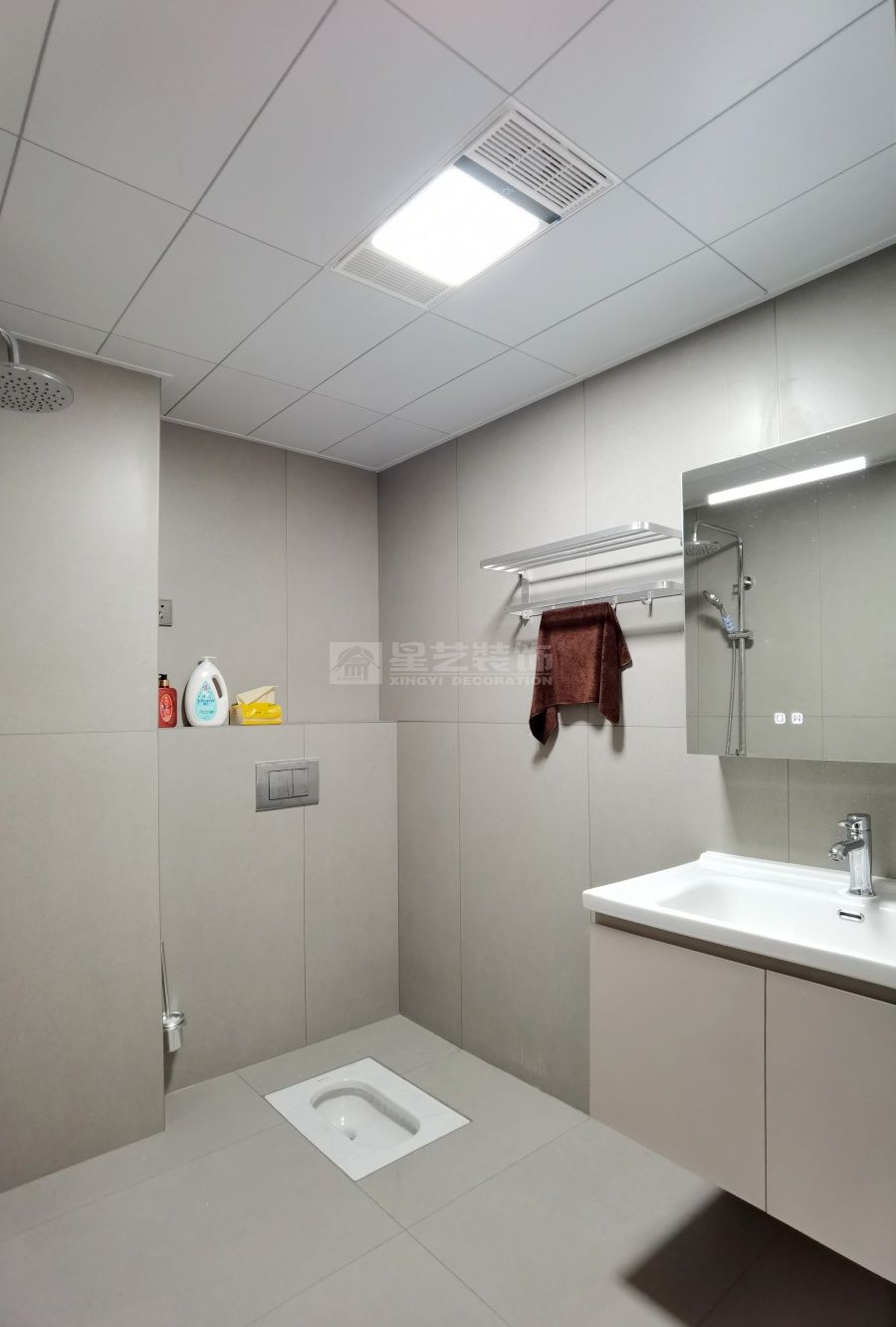 190㎡现代中式风格装修设计，滨江一号四室两厅新中式案例(图12)