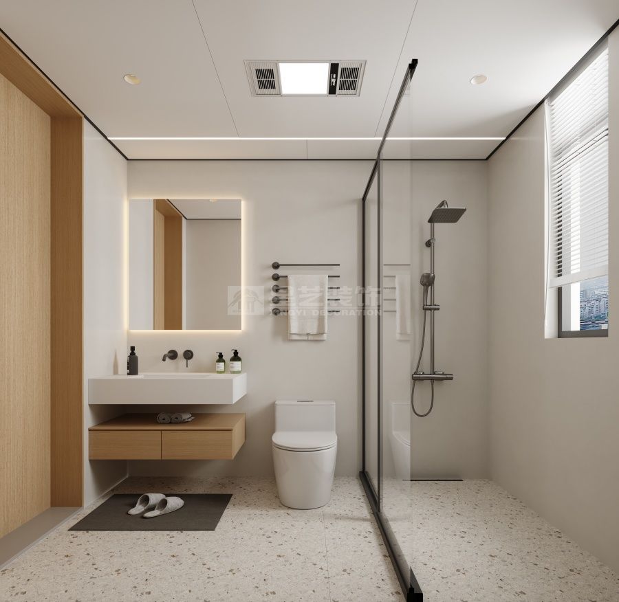 汕头150平现代原木风住宅改造，四口之家温馨舒适空间设计(图5)