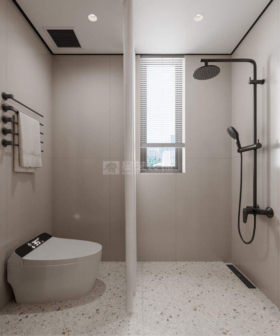 汕头150平现代原木风住宅改造，四口之家温馨舒适空间设计(图6)