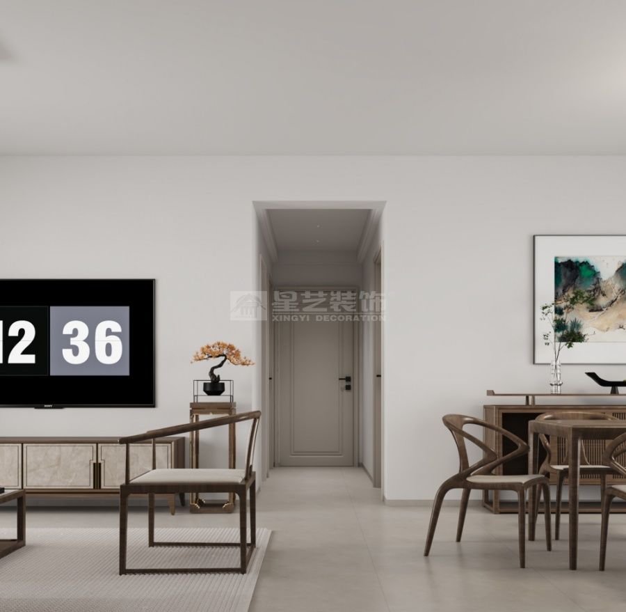 现代简约风格装修设计指南：客厅餐厅卧室全攻略(图2)