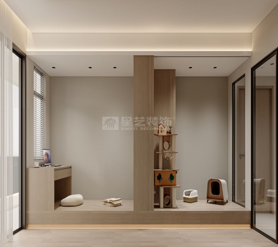 现代简约客厅设计打造温馨明亮居住空间(图7)