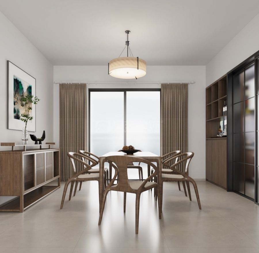 现代简约风格装修设计指南：客厅餐厅卧室全攻略(图5)