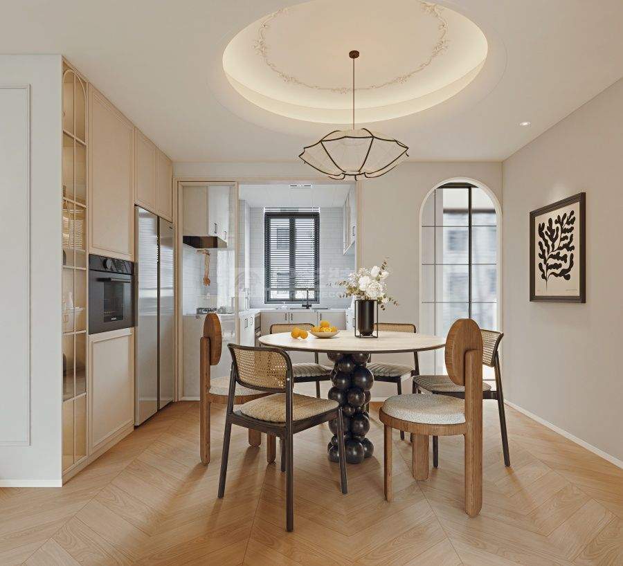 现代轻法式住宅设计，优雅与简约的完美融合(图3)