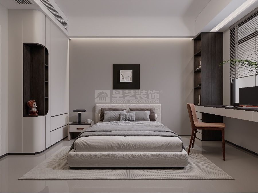 现代简约风格住宅设计案例，打造简洁舒适的居住空间(图9)