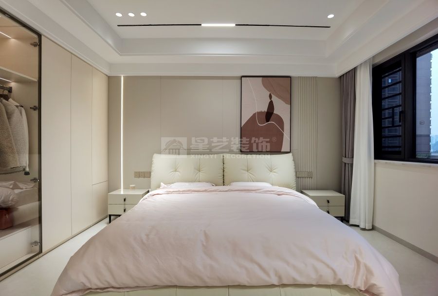 无主灯悬浮设计打造现代家居光影魔术，中西双厨提升生活品质(图19)