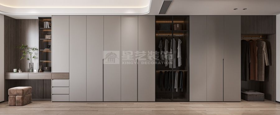 现代极简五房两厅设计，独立电竞房打造科技感家居空间(图11)