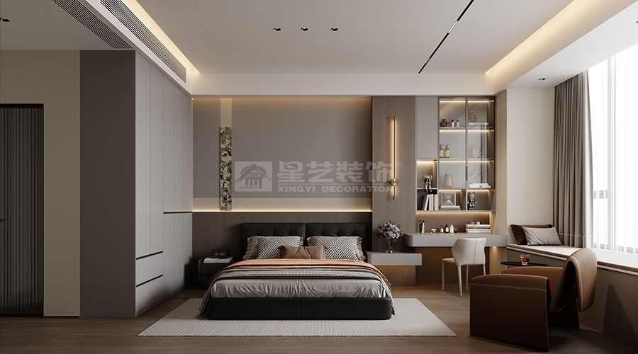 现代小复式装修设计案例，中性色调营造高级感居住空间(图4)