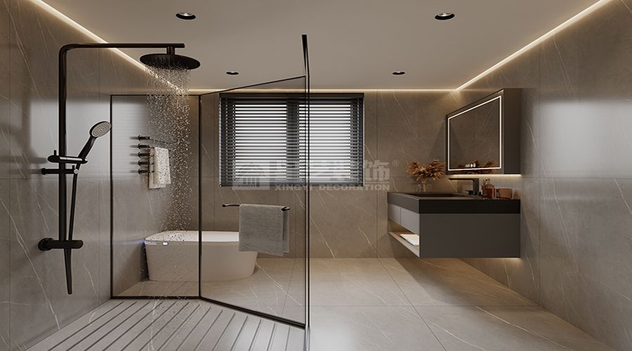 现代小复式装修设计案例，中性色调营造高级感居住空间(图6)