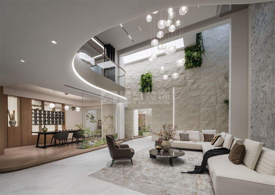 自然与现代融合的优雅住宅设计，打造宁静舒适艺术空间(图1)