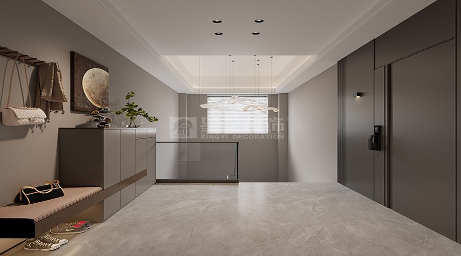 现代小复式装修设计案例，中性色调营造高级感居住空间(图9)