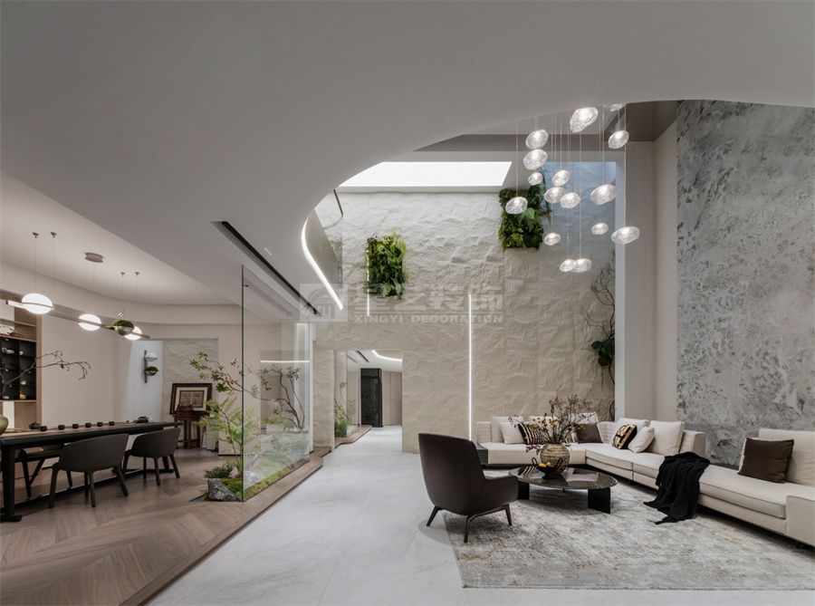 自然与现代融合的优雅住宅设计，打造宁静舒适艺术空间(图2)