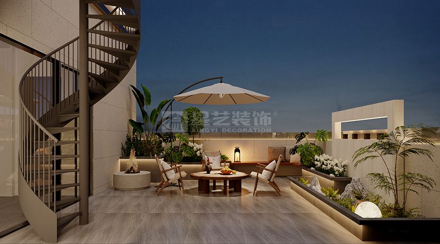 现代小复式装修设计案例，中性色调营造高级感居住空间(图10)