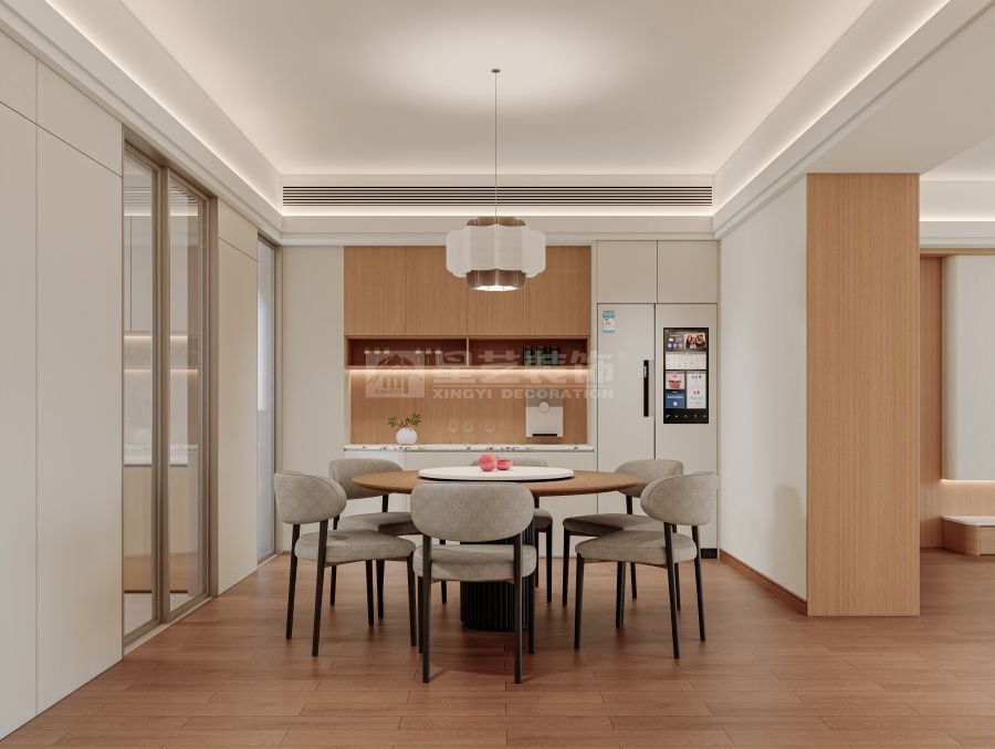 原木风亲子住宅设计自然治愈主题温馨家居空间(图3)