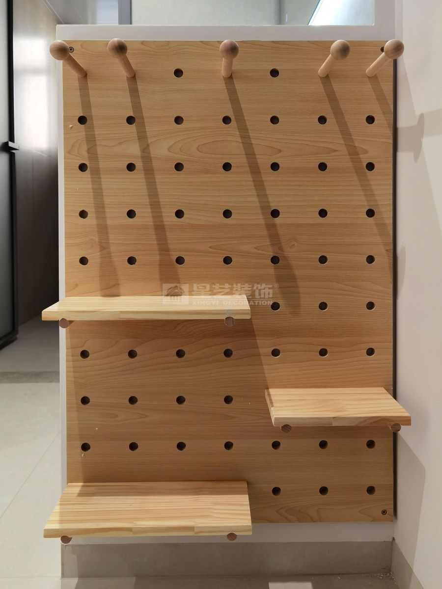 130㎡现代简约三室两厅改造设计，开放式厨房配独立衣帽间(图12)