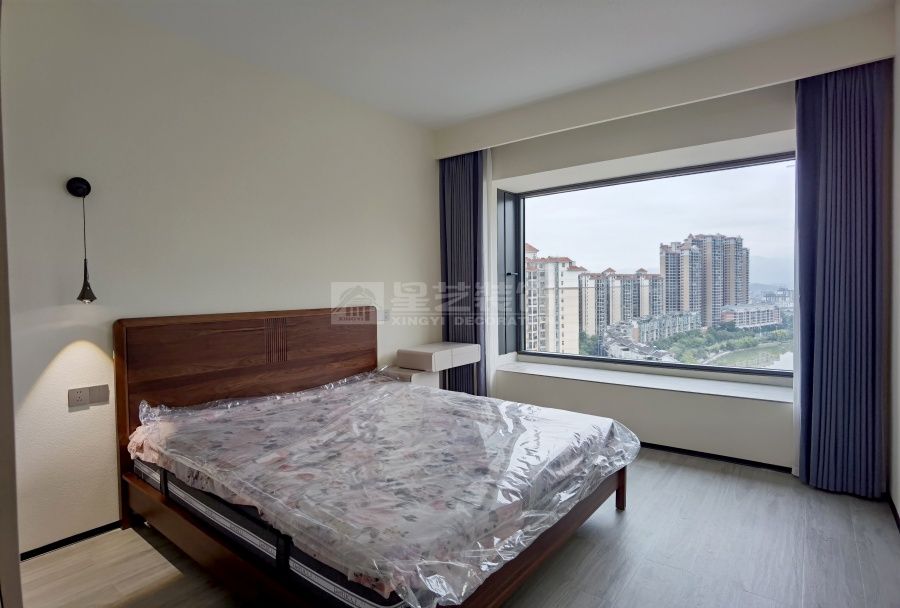 110平米现代简约风住宅改造，开放式厨房配独立衣帽间设计(图23)