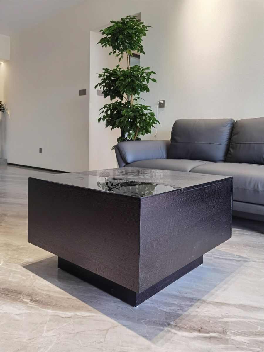 110平米现代简约风住宅改造，开放式厨房配独立衣帽间设计(图27)