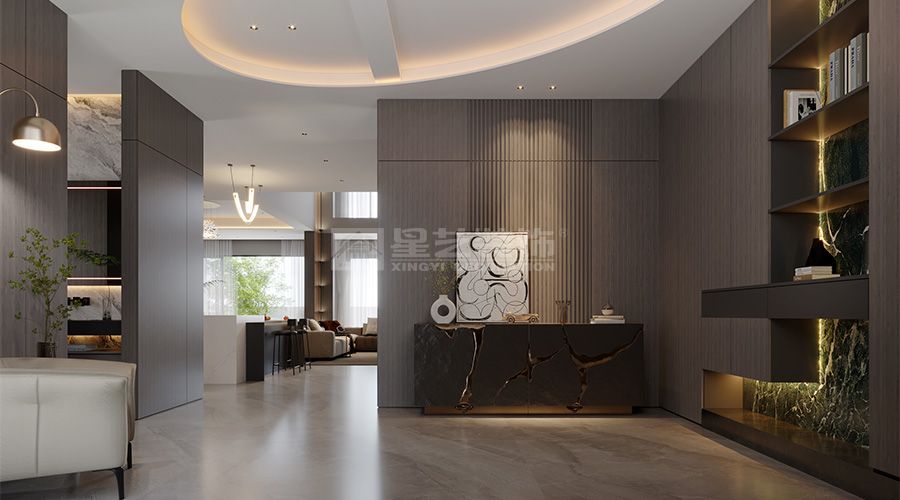 现代轻奢家居设计以材质融合营造高级氛围(图9)