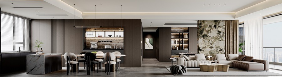 意大利轻奢设计打造低调奢华家居空间(图1)