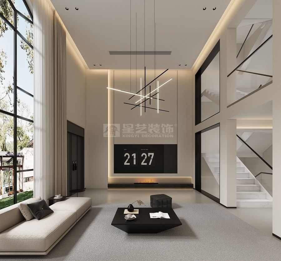 现代简约家居设计打造视觉纯净功能高效的居住空间(图1)