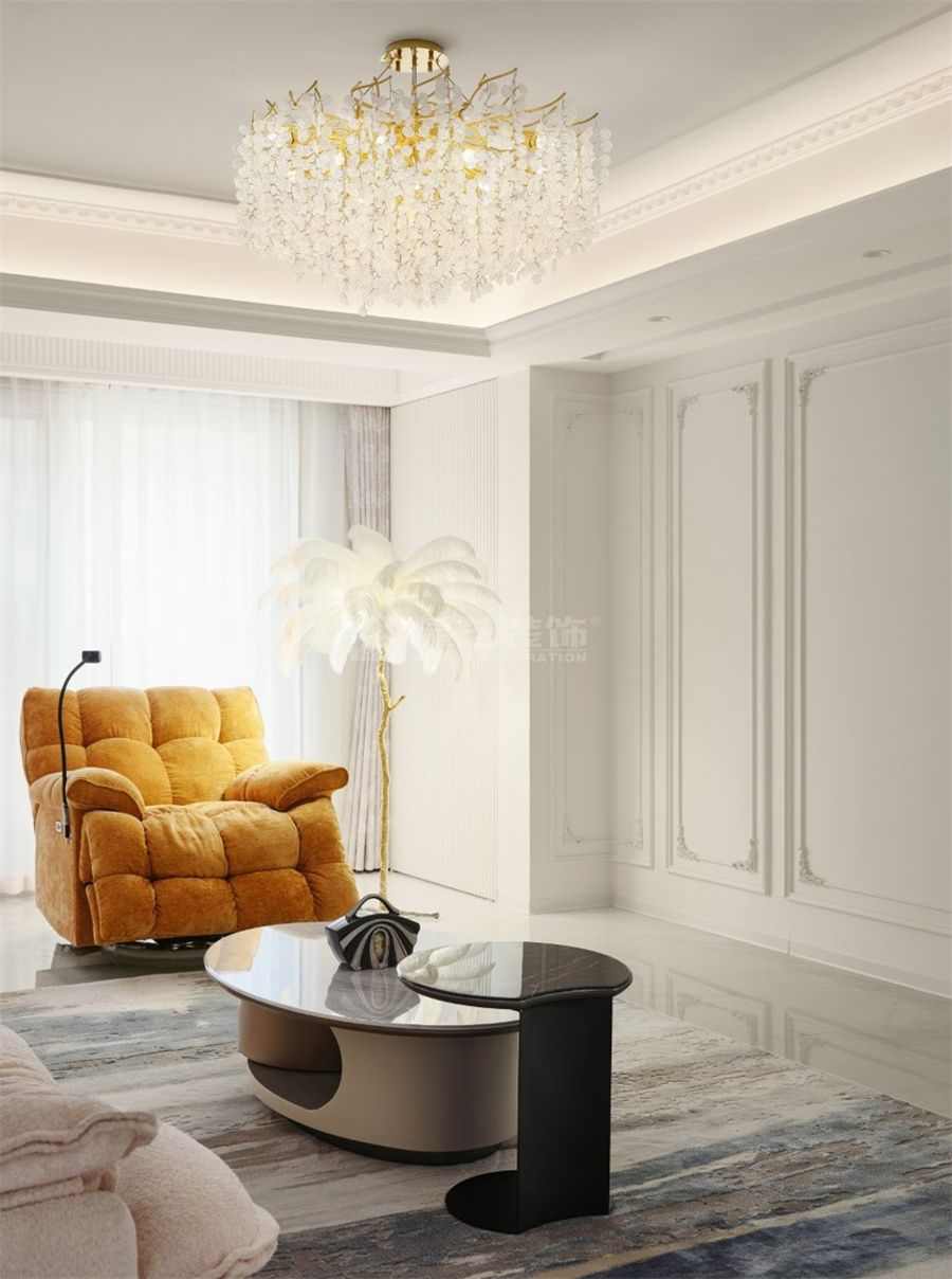 轻法式装修设计精髓：石膏线打造优雅家居空间(图1)