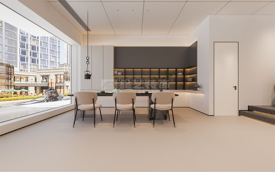 现代极简主义住宅设计，回归茶道精神的纯粹本真(图1)