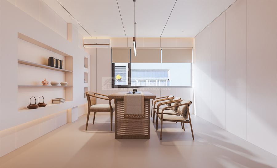 现代极简主义住宅设计，回归茶道精神的纯粹本真(图9)