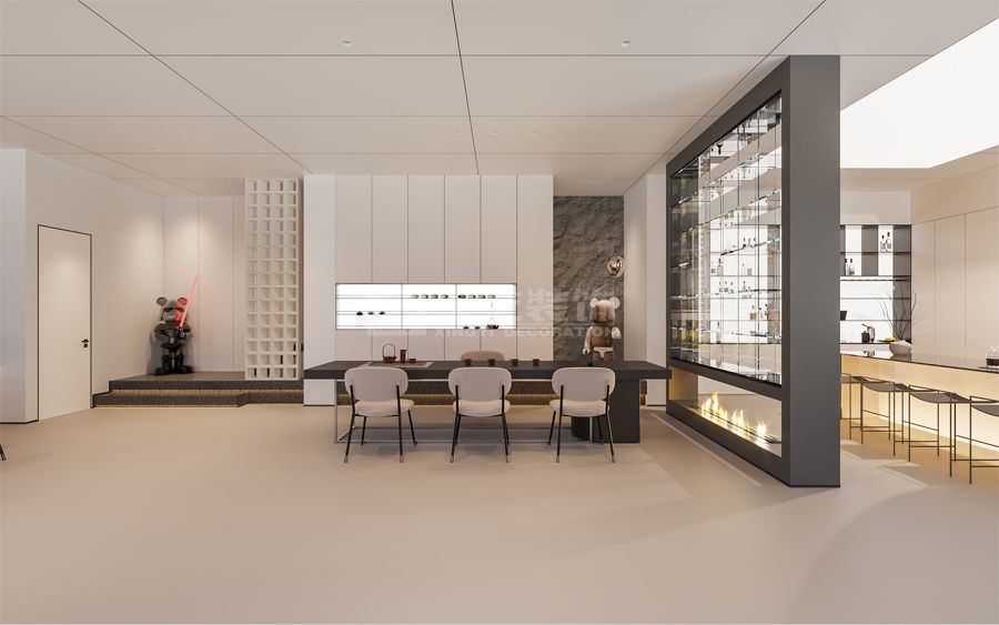 现代极简主义住宅设计，回归茶道精神的纯粹本真(图3)