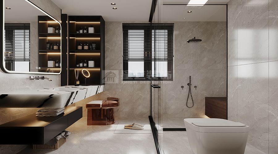 意式极简深色调设计风格打造高级质感空间(图9)