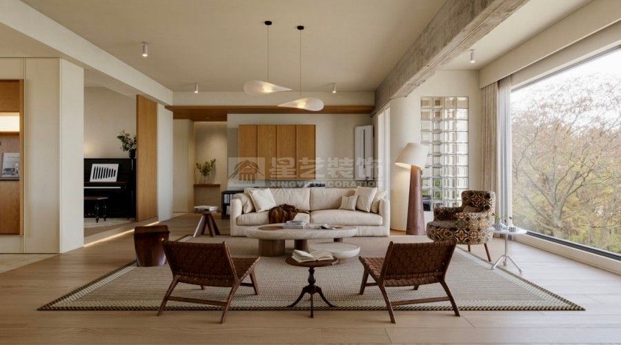 天然木材打造温暖家居空间设计，回归自然生活美学(图4)