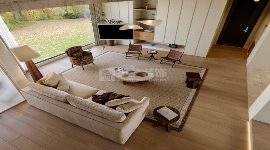 天然木材打造温暖家居空间设计，回归自然生活美学(图3)