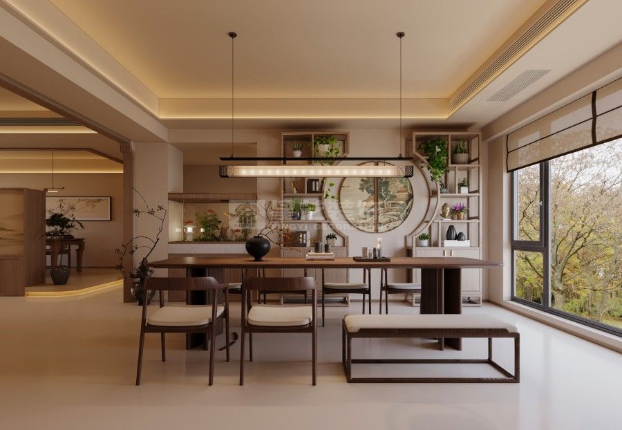 简雅自然的东方禅意家居设计，营造含蓄内敛的空间意境(图5)