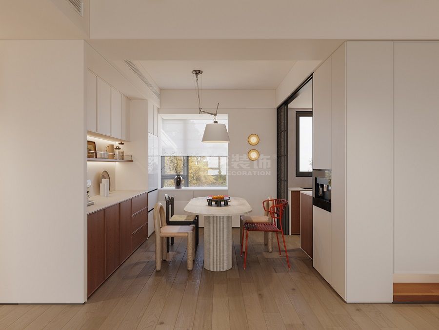 中古风混搭鲜艳软装设计，打造无边界感家居空间(图5)