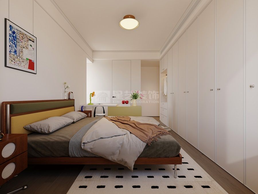 中古风混搭鲜艳软装设计，打造无边界感家居空间(图9)