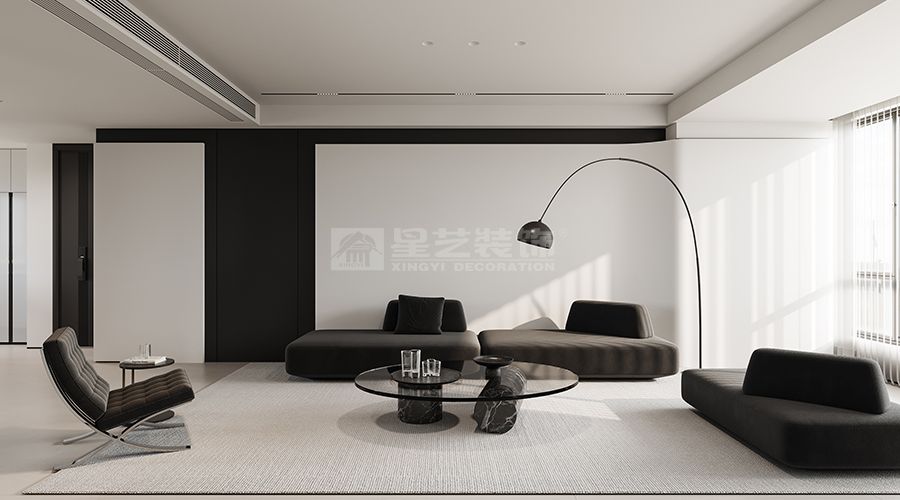 90后夫妻现代简约住宅设计，打造多功能温馨家居空间(图1)