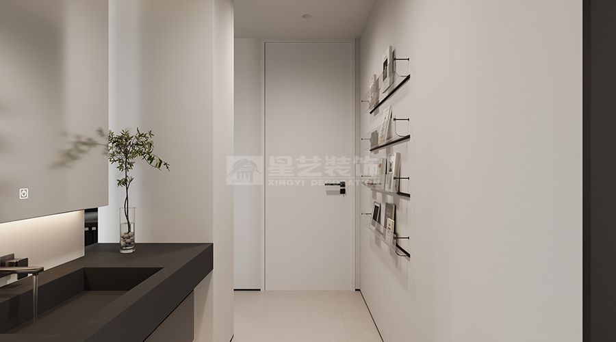 90后夫妻现代简约住宅设计，打造多功能温馨家居空间(图9)