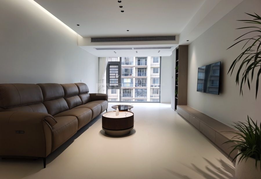 贺州信都龙腾雅苑140平现代简约风格家居设计案例赏析(图3)