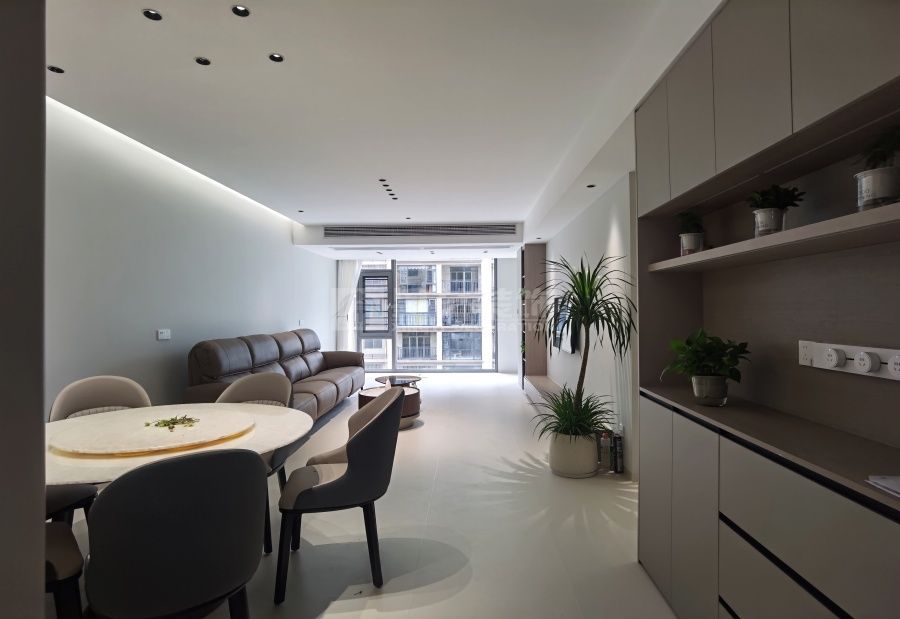 贺州信都龙腾雅苑140平现代简约风格家居设计案例赏析(图7)