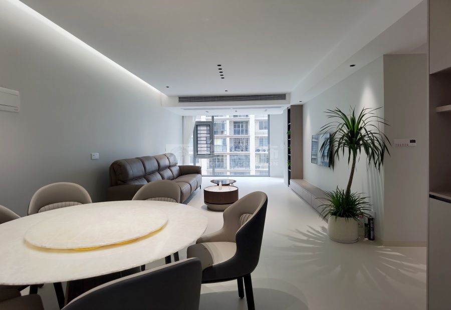 贺州信都龙腾雅苑140平现代简约风格家居设计案例赏析(图8)