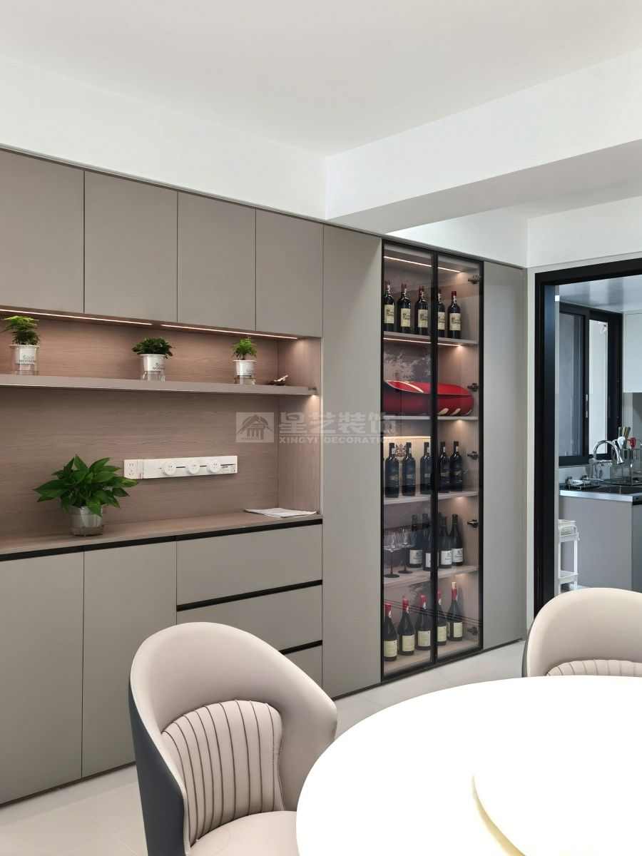 贺州信都龙腾雅苑140平现代简约风格家居设计案例赏析(图9)