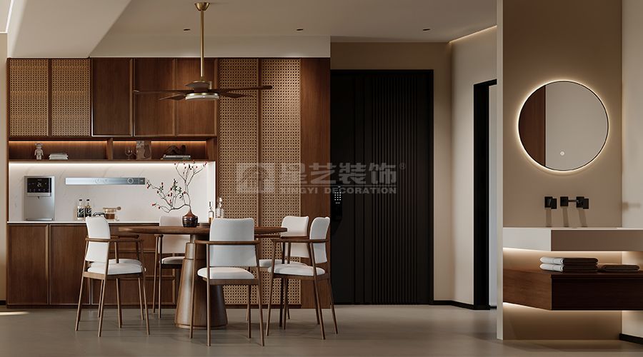 宋式美学装修设计，告别大红大绿的高级感中式风格(图4)