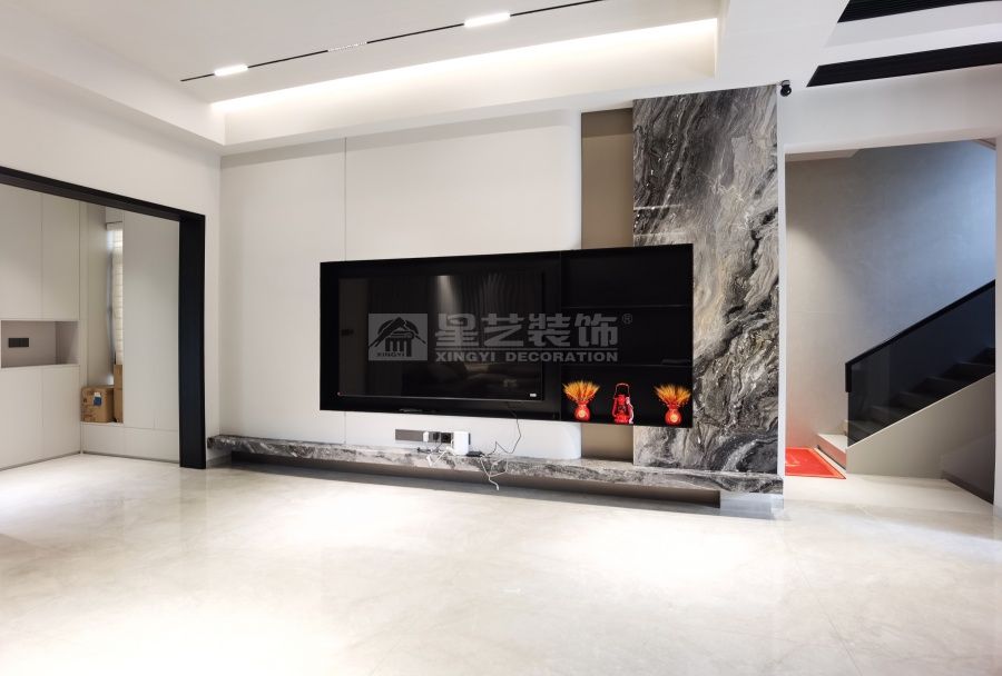 贺州碧桂园500平别墅现代风实景(图3)