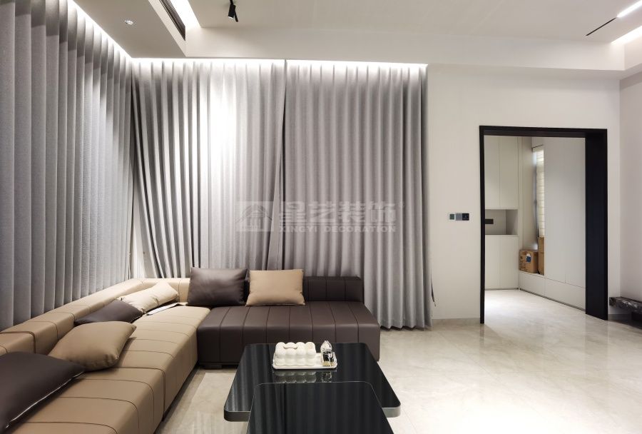 贺州碧桂园500平别墅现代风实景(图5)