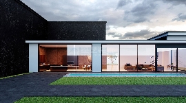 时尚中灰别墅(图1)