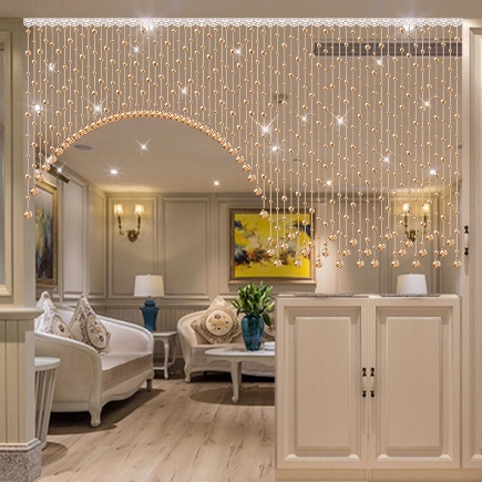 如何用水晶帘子珠、窗帘巧妙提升家居魅力？