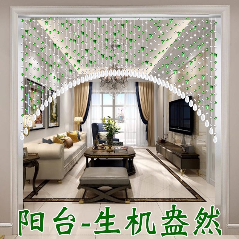 水晶帘子珠、窗帘搭配技巧，教你轻松打造田园家居风(图3)