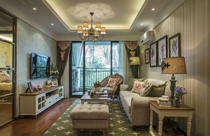 田园家居中的家具与水晶帘子珠的装饰技巧(图1)